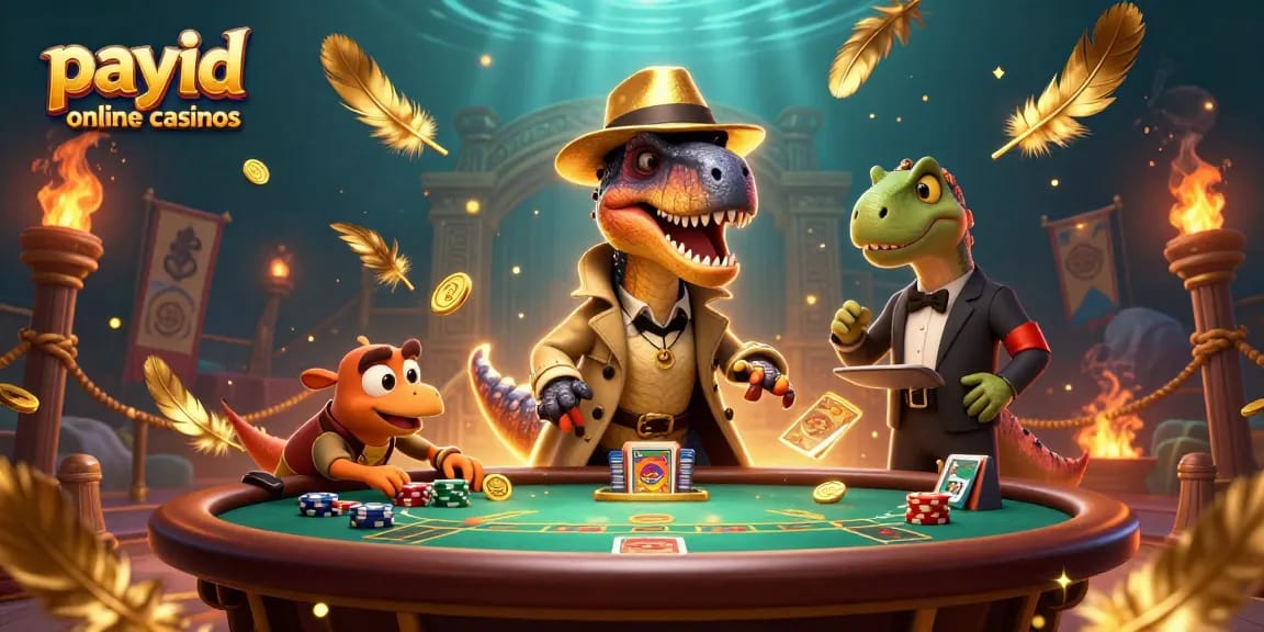 Experience thrilling gameplay at payid online casinos with animated characters and vibrant game elements in a dynamic setting.