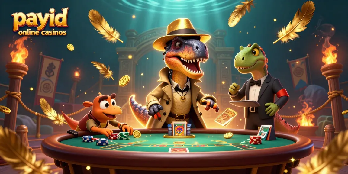 Experience thrilling gameplay at payid online casinos with animated characters and vibrant game elements in a dynamic setting.